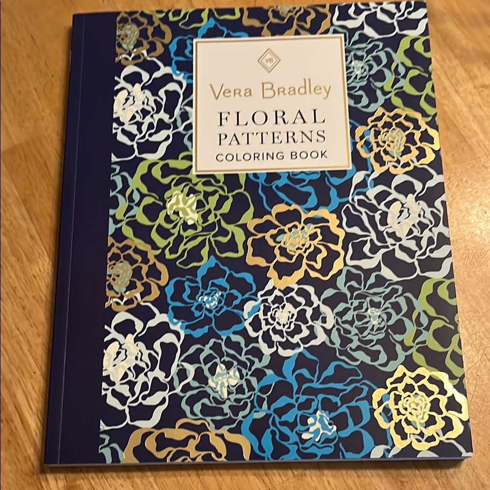 Vera Bradley Floral Patterns Coloring Book